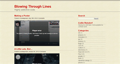 Desktop Screenshot of blowingthroughlines.com