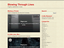 Tablet Screenshot of blowingthroughlines.com